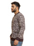 Beige Design 2465 Round Pullover - Khotwh